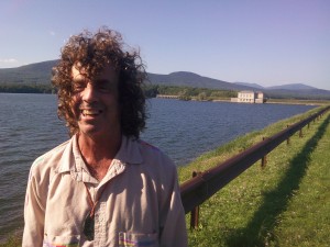 Adam Bernstein at the Ashokan Reservoir